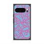 プレミアムスクエアケース with Pixelsnap［ Barbie - ロゴパターン2 ］