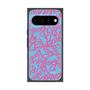 プレミアムスクエアケース with Pixelsnap［ Barbie - ロゴパターン2 ］
