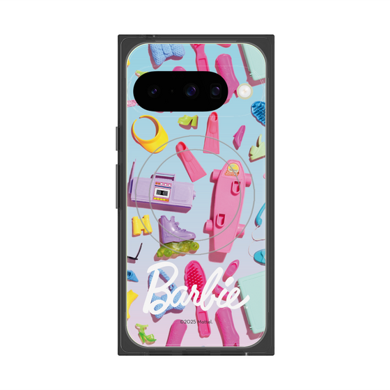 プレミアムスクエアケース with Pixelsnap［ Barbie - お出かけ ］