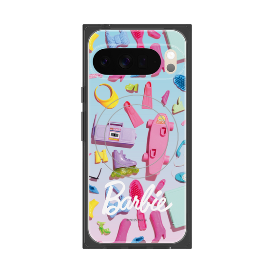 プレミアムスクエアケース with Pixelsnap［ Barbie - お出かけ ］