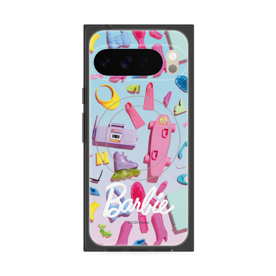 プレミアムスクエアケース with Pixelsnap［ Barbie - お出かけ ］