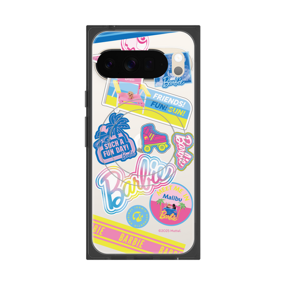 プレミアムスクエアケース with Pixelsnap［ Barbie - ステッカー ］