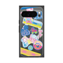 プレミアムスクエアケース with Pixelsnap［ Barbie - ステッカー ］