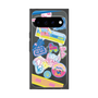 プレミアムスクエアケース with Pixelsnap［ Barbie - ステッカー ］