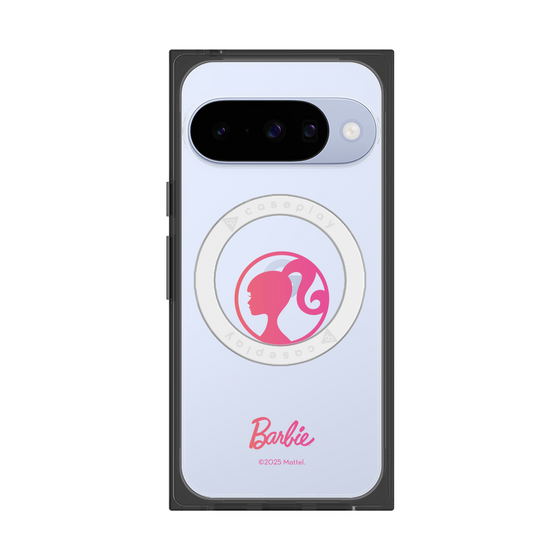 プレミアムスクエアケース with Pixelsnap［ Barbie - ロゴ ］