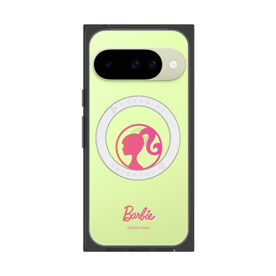 プレミアムスクエアケース with Pixelsnap［ Barbie - ロゴ ］