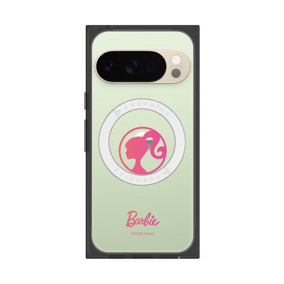 プレミアムスクエアケース with Pixelsnap［ Barbie - ロゴ ］