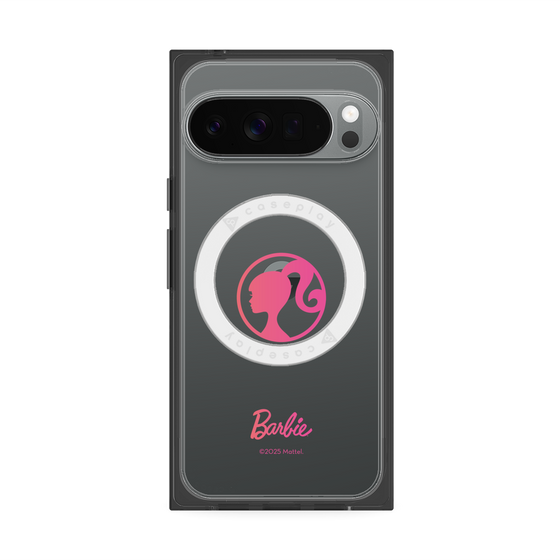 プレミアムスクエアケース with Pixelsnap［ Barbie - ロゴ ］