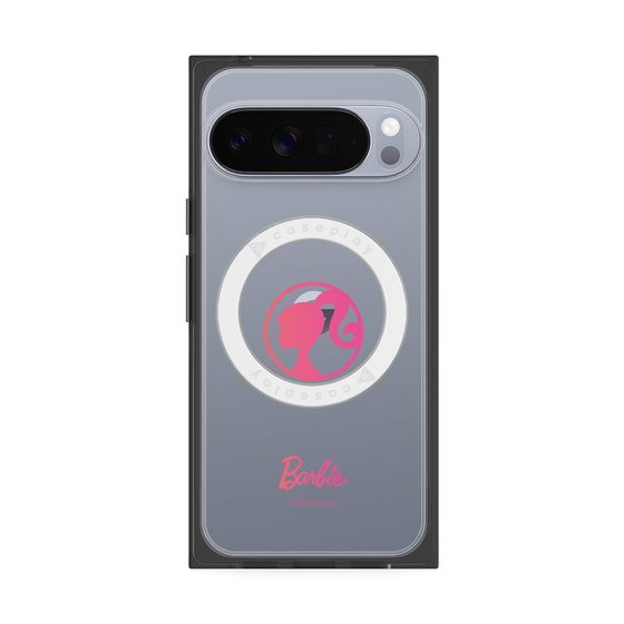 プレミアムスクエアケース with Pixelsnap［ Barbie - ロゴ ］