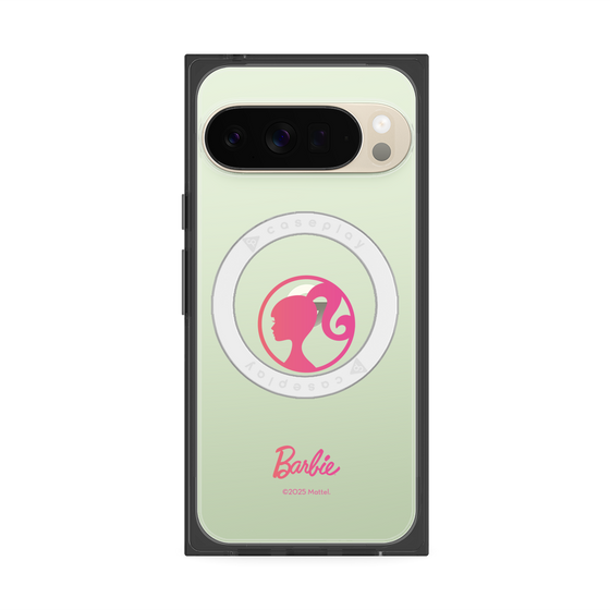 プレミアムスクエアケース with Pixelsnap［ Barbie - ロゴ ］