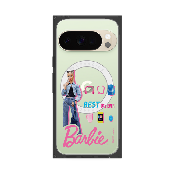 プレミアムスクエアケース with Pixelsnap［ Barbie - BEST DAY EVER ］
