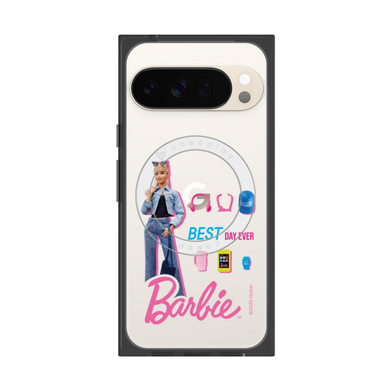 プレミアムスクエアケース with Pixelsnap［ Barbie - BEST DAY EVER ］