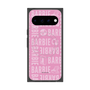 プレミアムスクエアケース with Pixelsnap［ Barbie - ロゴパターン3 ］