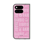 プレミアムスクエアケース with Pixelsnap［ Barbie - ロゴパターン3 ］