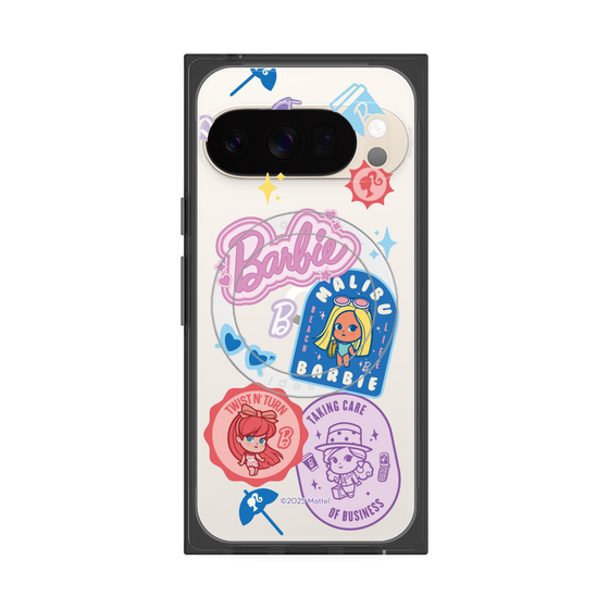 プレミアムスクエアケース with Pixelsnap［ Barbie - CUTIE STYLE2 ］