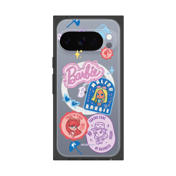 プレミアムスクエアケース with Pixelsnap［ Barbie - CUTIE STYLE2 ］