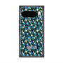 プレミアムスクエアケース with Pixelsnap［ ANNA SUI - HEARTS VINE - BLUE ］