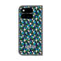 プレミアムスクエアケース with Pixelsnap［ ANNA SUI - HEARTS VINE - BLUE ］