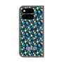 プレミアムスクエアケース with Pixelsnap［ ANNA SUI - HEARTS VINE - BLUE ］