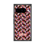 プレミアムスクエアケース with Pixelsnap［ ANNA SUI - HEARTS VINE - PINK ］