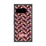プレミアムスクエアケース with Pixelsnap［ ANNA SUI - HEARTS VINE - PINK ］