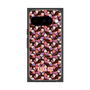 プレミアムスクエアケース with Pixelsnap［ ANNA SUI - HEARTS VINE - PINK ］