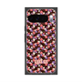 プレミアムスクエアケース with Pixelsnap［ ANNA SUI - HEARTS VINE - PINK ］