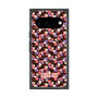 プレミアムスクエアケース with Pixelsnap［ ANNA SUI - HEARTS VINE - PINK ］