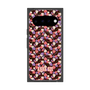 プレミアムスクエアケース with Pixelsnap［ ANNA SUI - HEARTS VINE - PINK ］