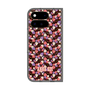 プレミアムスクエアケース with Pixelsnap［ ANNA SUI - HEARTS VINE - PINK ］