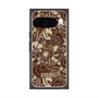 プレミアムスクエアケース with Pixelsnap［ ANNA SUI - STITCHED FLORAL ］