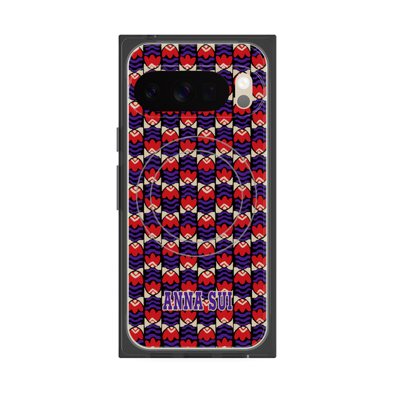 プレミアムスクエアケース with Pixelsnap［ ANNA SUI - TULIPS ］