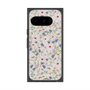 プレミアムスクエアケース with Pixelsnap［ 日比谷花壇 - FloralSymphony - ベージュ ］
