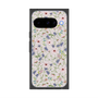 プレミアムスクエアケース with Pixelsnap［ 日比谷花壇 - FloralSymphony - ベージュ ］