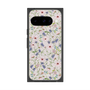 プレミアムスクエアケース with Pixelsnap［ 日比谷花壇 - FloralSymphony - ベージュ ］