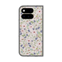 プレミアムスクエアケース with Pixelsnap［ 日比谷花壇 - FloralSymphony - ベージュ ］