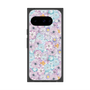 プレミアムスクエアケース with Pixelsnap［ 日比谷花壇 - HarmonyinBloom - パープル ］