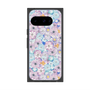 プレミアムスクエアケース with Pixelsnap［ 日比谷花壇 - HarmonyinBloom - パープル ］