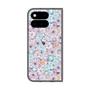 プレミアムスクエアケース with Pixelsnap［ 日比谷花壇 - HarmonyinBloom - パープル ］