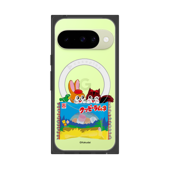 プレミアムスクエアケース with Pixelsnap［ クッピーラムネ -drawing3 ］