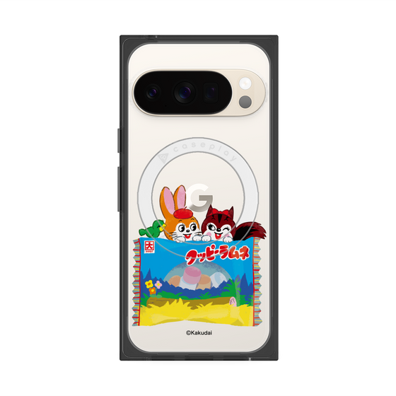プレミアムスクエアケース with Pixelsnap［ クッピーラムネ -drawing3 ］
