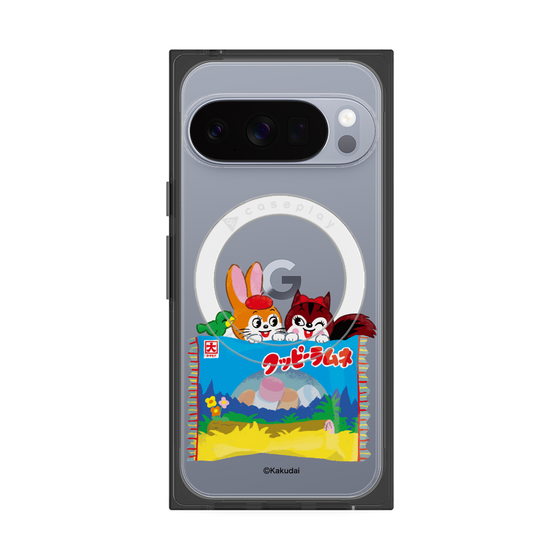 プレミアムスクエアケース with Pixelsnap［ クッピーラムネ -drawing3 ］