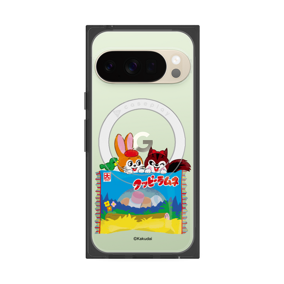 プレミアムスクエアケース with Pixelsnap［ クッピーラムネ -drawing3 ］