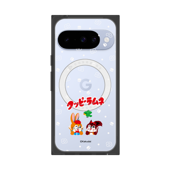 プレミアムスクエアケース with Pixelsnap［ クッピーラムネ - 寝ころぶ ］
