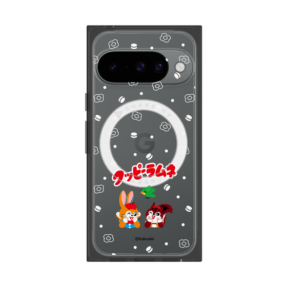 プレミアムスクエアケース with Pixelsnap［ クッピーラムネ - 寝ころぶ ］