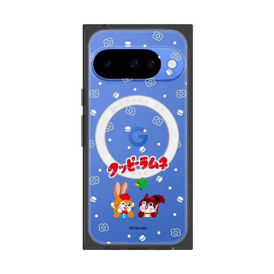 プレミアムスクエアケース with Pixelsnap［ クッピーラムネ - 寝ころぶ ］