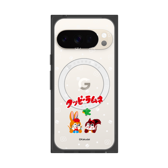 プレミアムスクエアケース with Pixelsnap［ クッピーラムネ - 寝ころぶ ］