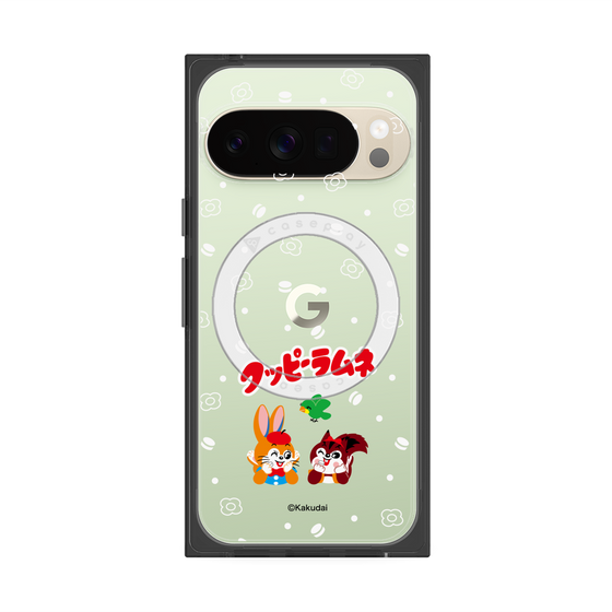 プレミアムスクエアケース with Pixelsnap［ クッピーラムネ - 寝ころぶ ］