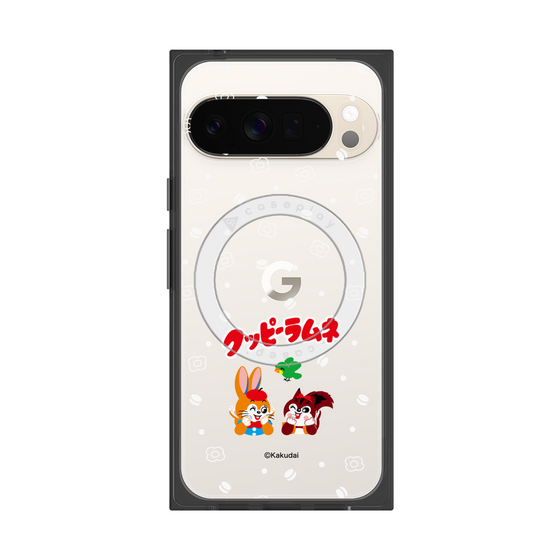 プレミアムスクエアケース with Pixelsnap［ クッピーラムネ - 寝ころぶ ］