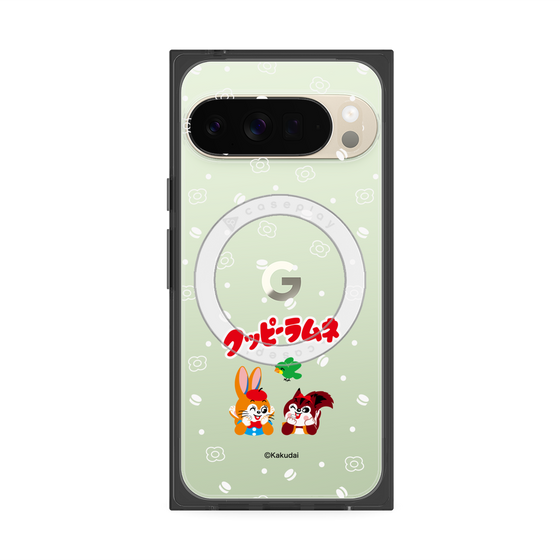 プレミアムスクエアケース with Pixelsnap［ クッピーラムネ - 寝ころぶ ］
